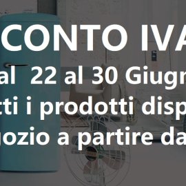 Sconto IVA fino a 299€!
