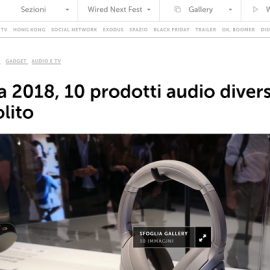 Wired: Ifa 2018, 10 prodotti audio diversi dal solito