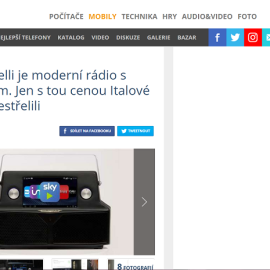 Radionovelli je moderní rádio s Androidem. Jen s tou cenou Italové trochu