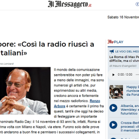 Renzo Arbore: «Così la radio riuscì a unire noi italiani»