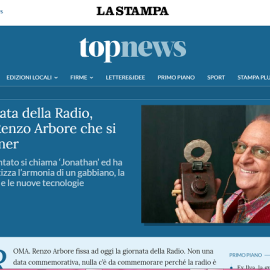 Oggi la giornata della Radio, testimonial Renzo Arbore che si scopre designer