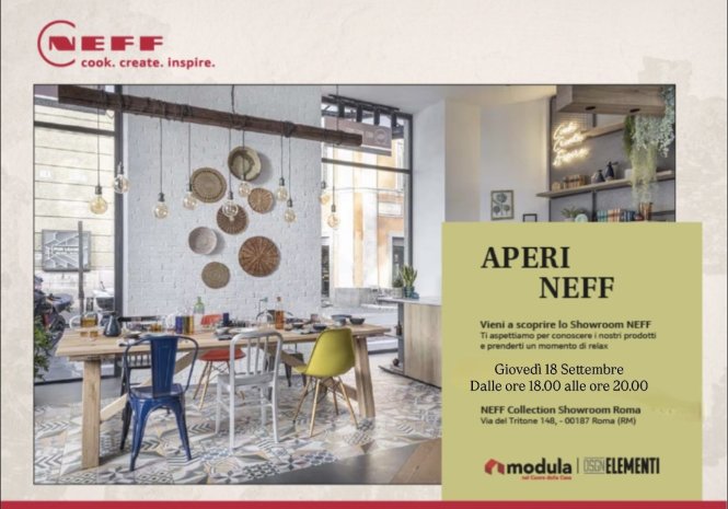 Evento Neff: Aperitivo in Showroom