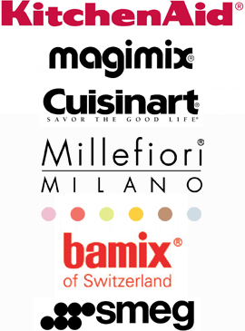 KitchenAid - Magimix - Cuisinart - Millefiori - Bamix - Smeg